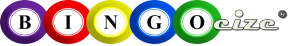 Bingocize logo with 5 bingo balls.