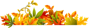 Fall leave banner