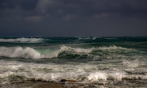 Storm Waves in the Ocean